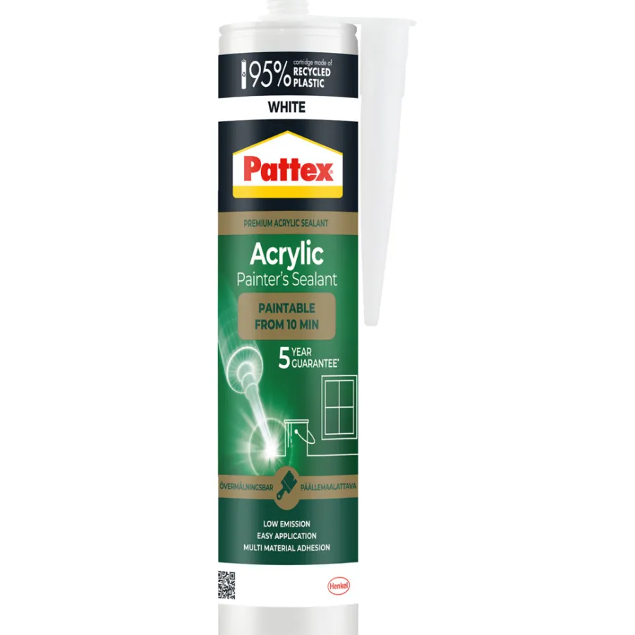 Pattex Akryl|malerfuge hvid 280 ml