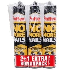 Pattex Montagelim|No More Nails montagelim 3 x 300 ml