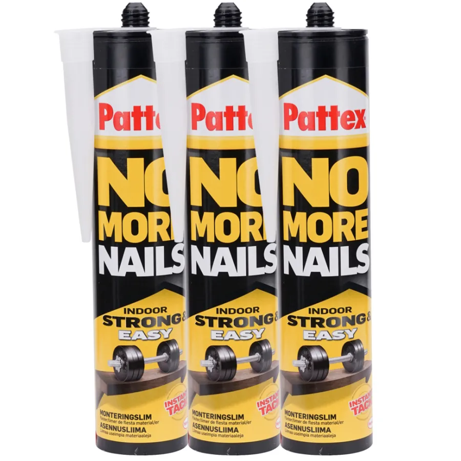 Pattex Montagelim|No More Nails montagelim 3 x 300 ml