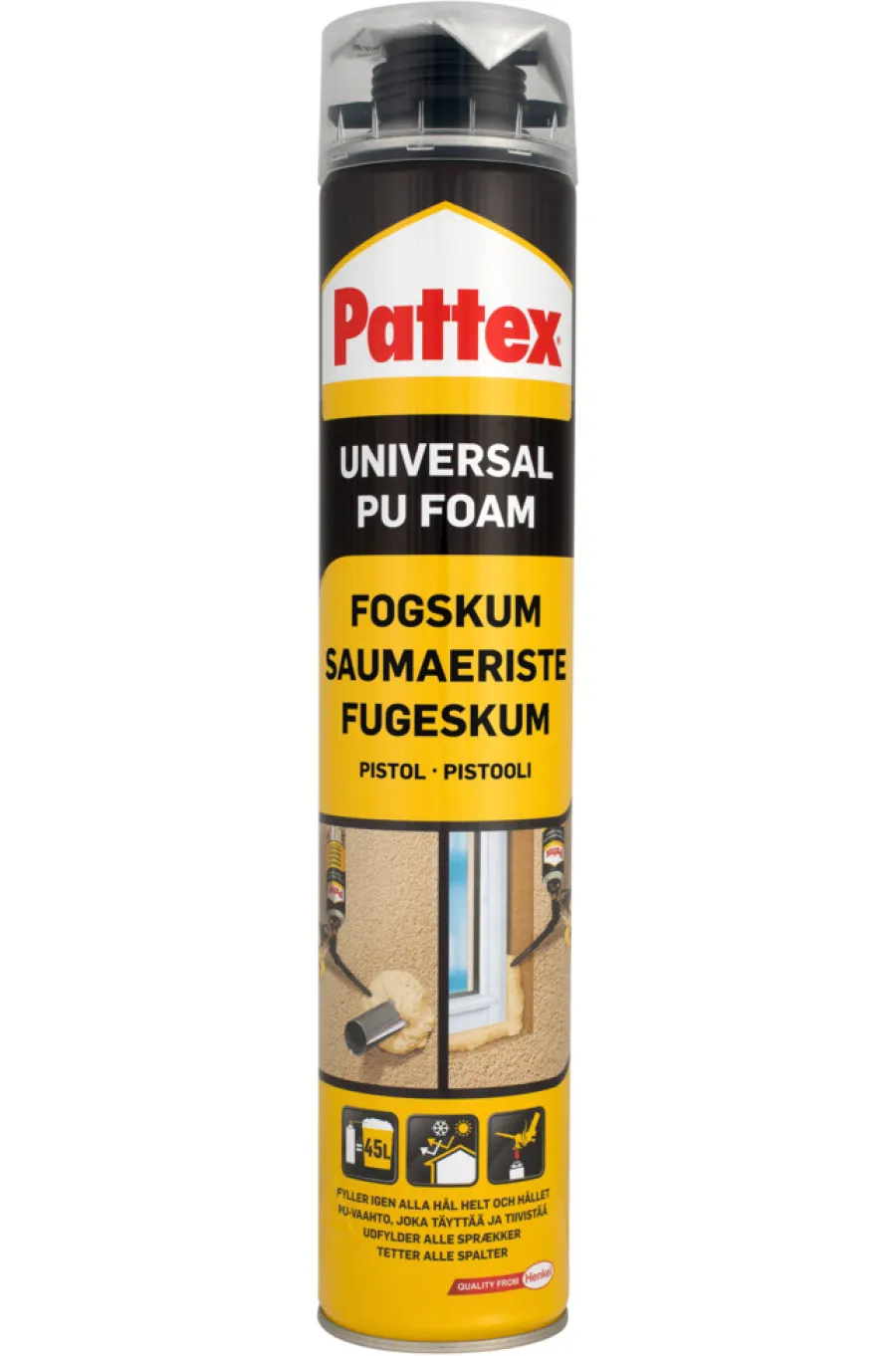 Pattex Fugeskum|pistolfugeskum universal 750 ml
