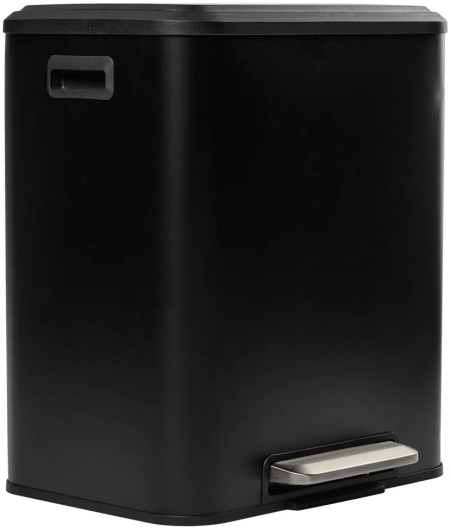 G. Funder Skraldespande|Affaldssortering|Pedalspand m/soft close 2 x 15 liter - Mat sort