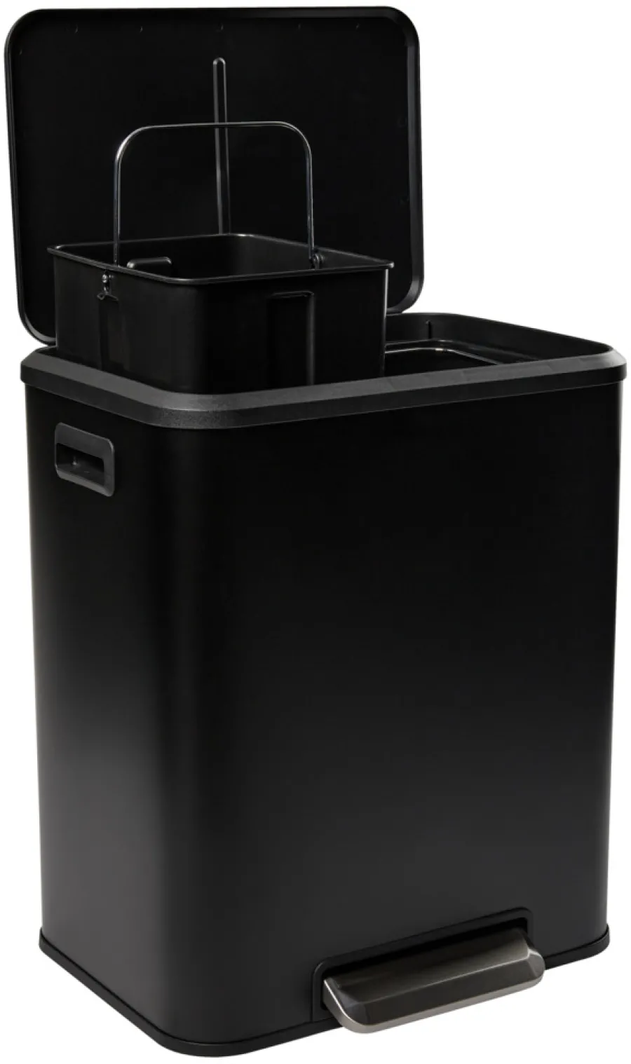 G. Funder Skraldespande|Affaldssortering|Pedalspand m/soft close 2 x 15 liter - Mat sort