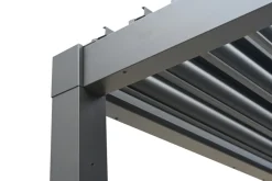 Sunlife® Pavilloner & Partytelte|Overdækning|Pergola m/justerbart tag 3 x 3 meter - Grå