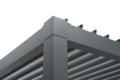 Sunlife® Pavilloner & Partytelte|Overdækning|Pergola m/justerbart tag 3 x 3 meter - Grå