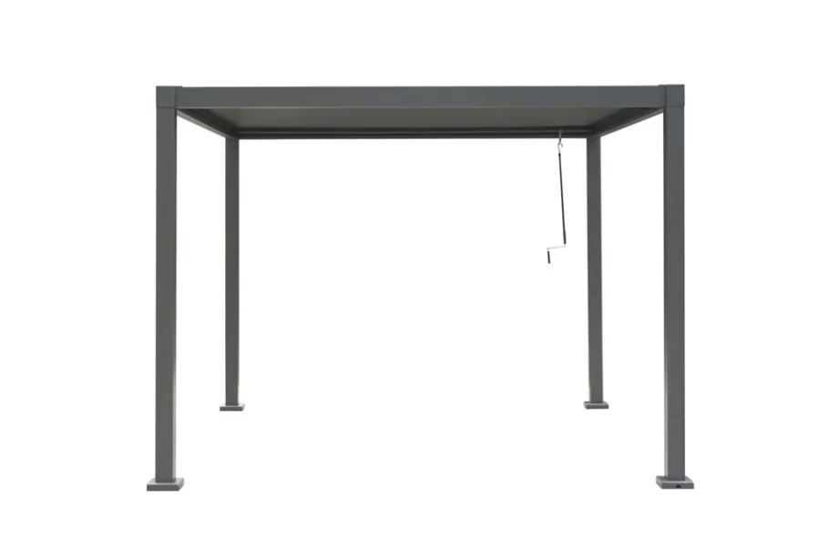 Sunlife® Pavilloner & Partytelte|Overdækning|Pergola m/justerbart tag 3 x 3 meter - Grå