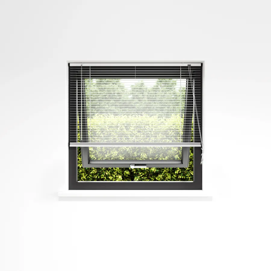 Persienner|Persienne aluminium 120 x 130 cm Hvid