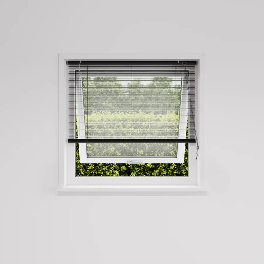 Persienner|Persienne aluminium 90 x 130 cm Sort
