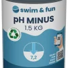 Swim & Fun Poolkemi & Testudstyr|pH-Minus granulat 1,5 kg -