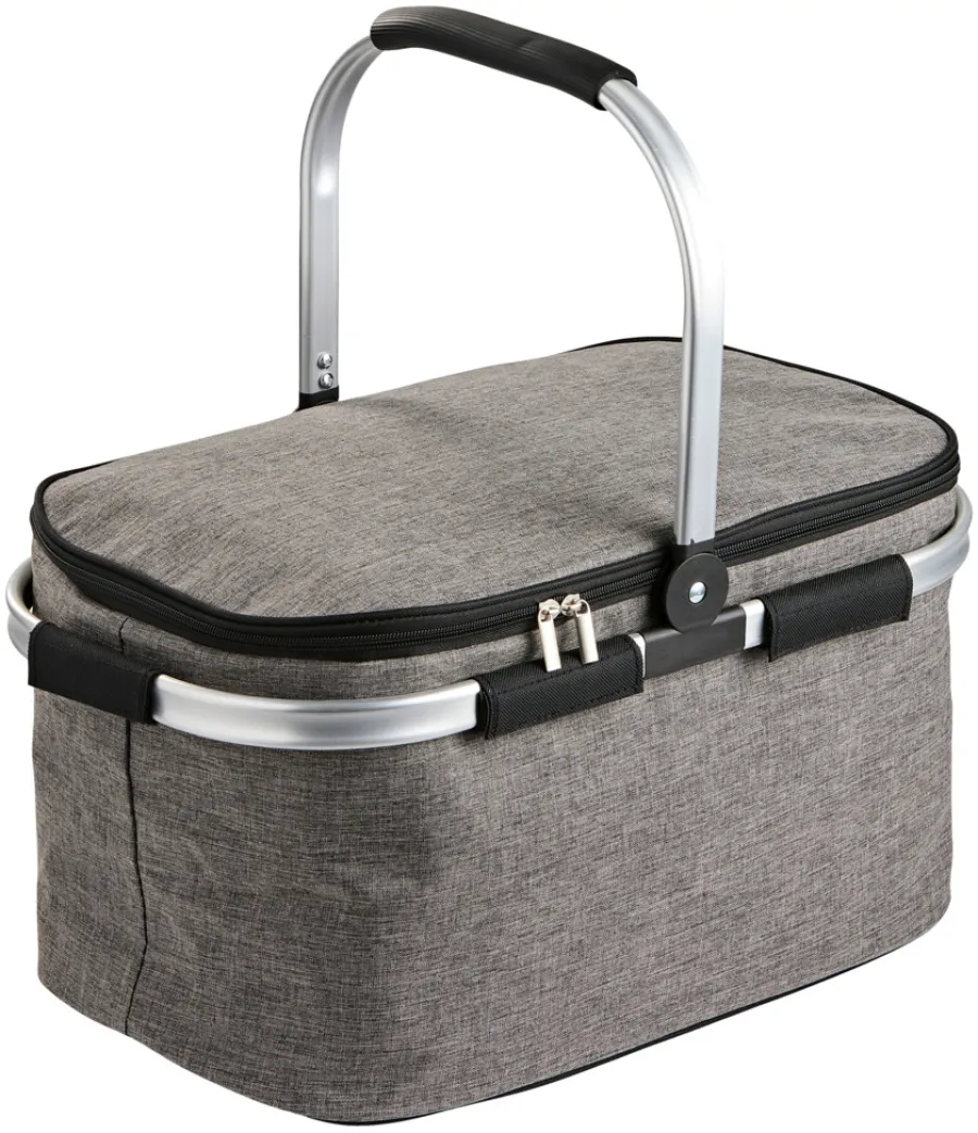 Sunlife® Sæsonafslutning|Campingudstyr|Picnickurv Nantes 23 liter - Grå
