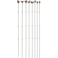 Gardenlife Land Bindetråd & Blomsterpinde|Plantestøtte lige m/figur 180 cm