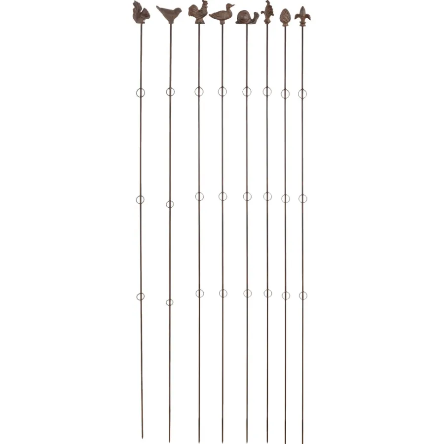 Gardenlife Land Bindetråd & Blomsterpinde|Plantestøtte lige m/figur 180 cm