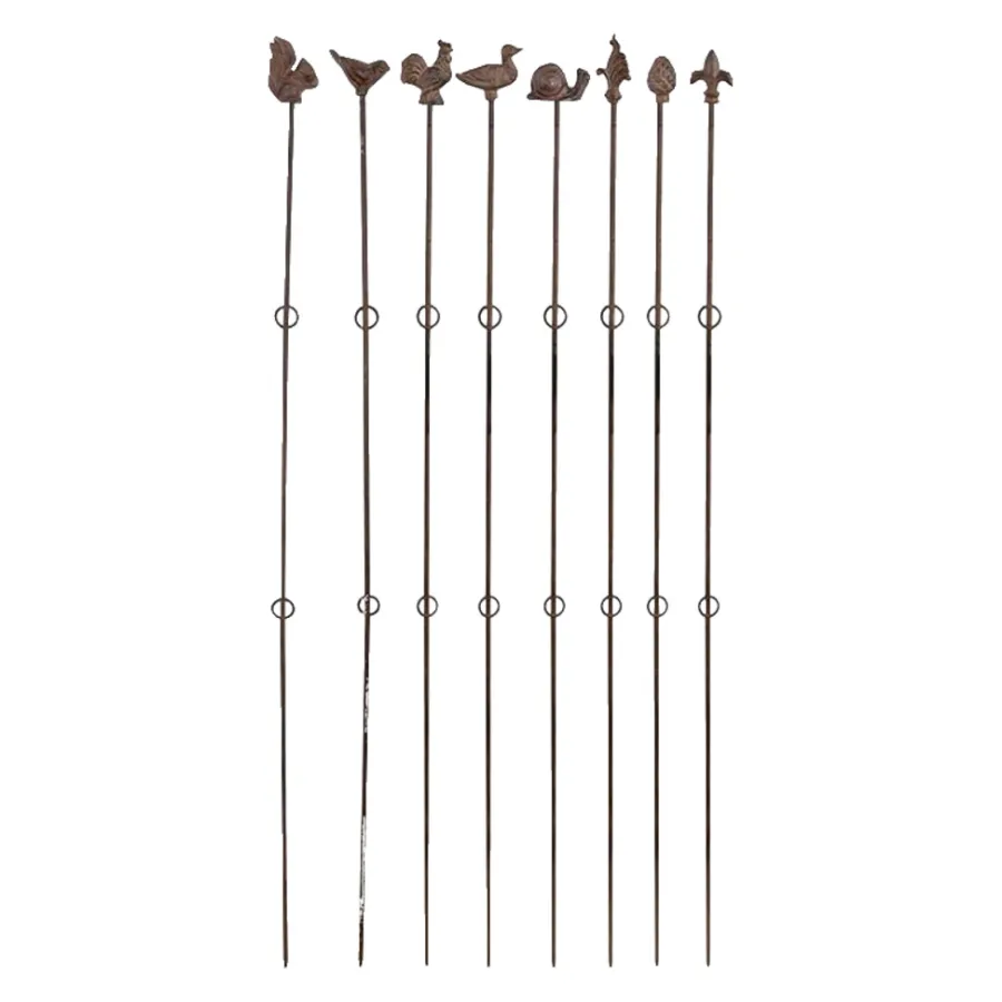 Gardenlife Land Bindetråd & Blomsterpinde|Plantestøtte lige m/figur 125 cm