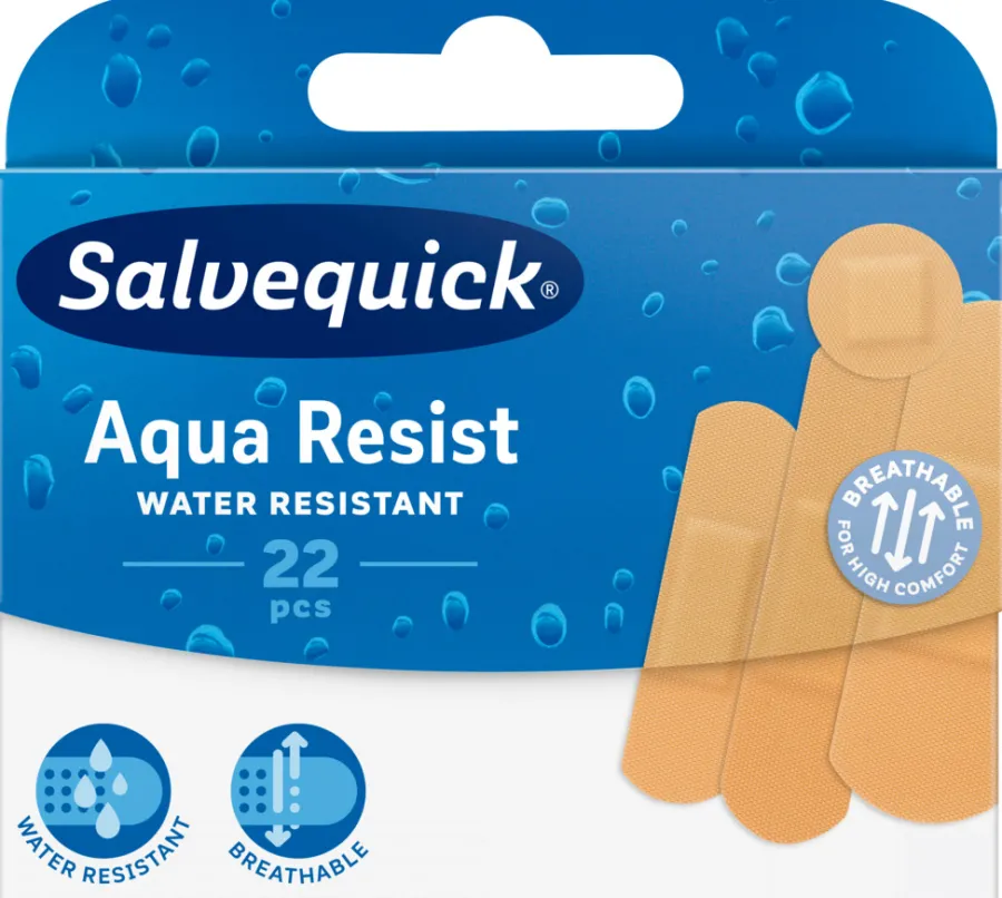 Salvequick Personlig Pleje|Plaster Aqua Resist – 22 stk.