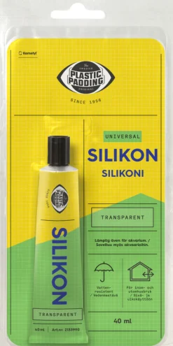 Plastic Padding Silikone|universal silikone transparent 40 ml