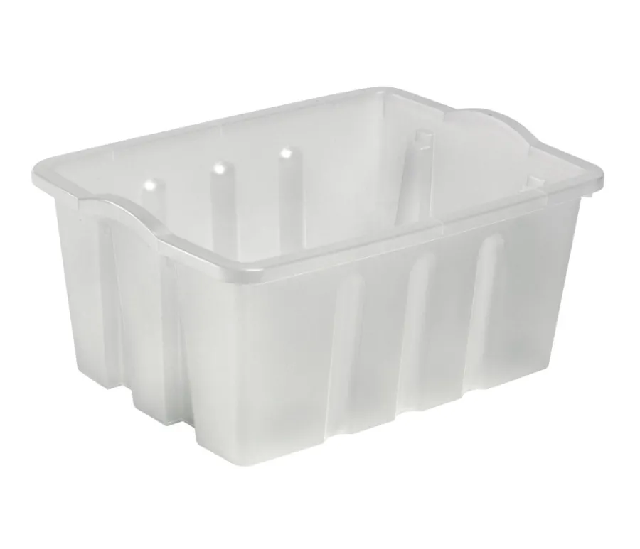 Plast1 Opbevaringskasser|klodskasse klar/grå - StackBox 13