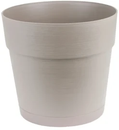 Scan-Pot Krukker|Plastkrukke m/selvvandingsdepot Ø38 cm Varm grå