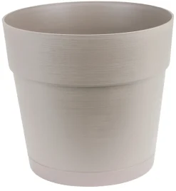Scan-Pot Krukker|Plastkrukke m/selvvandingsdepot Ø20 cm Varm grå