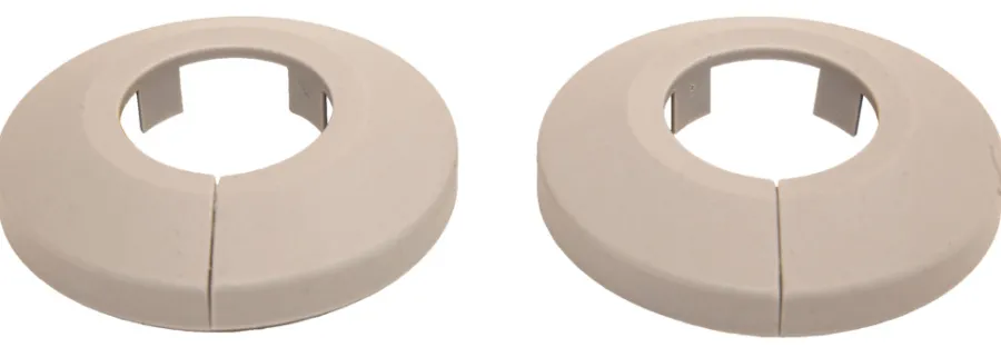 Vvs-Artikler|Plastroset 3/4" grå - 2 stk.