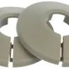 Vvs-Artikler|Plastroset 3/8" grå - 2 stk.