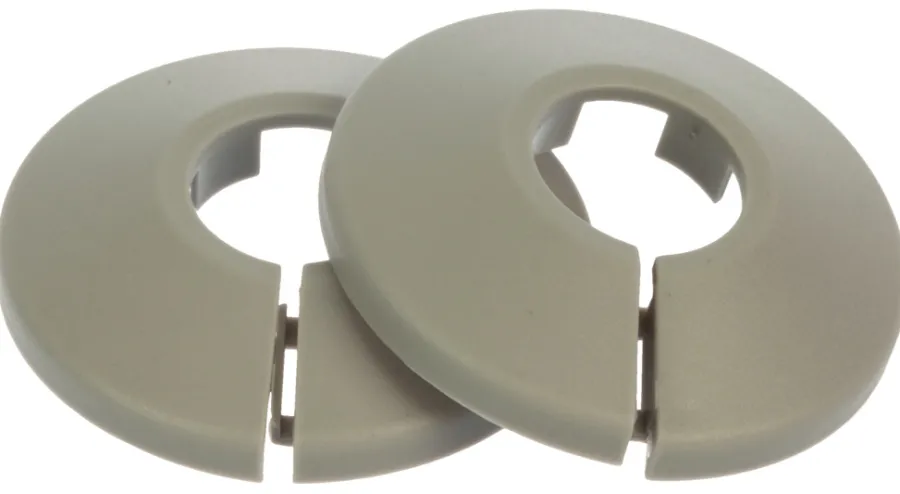Vvs-Artikler|Plastroset 3/8" grå - 2 stk.