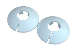 Vvs-Artikler|Plastroset 3/8" hvid - 2 stk.