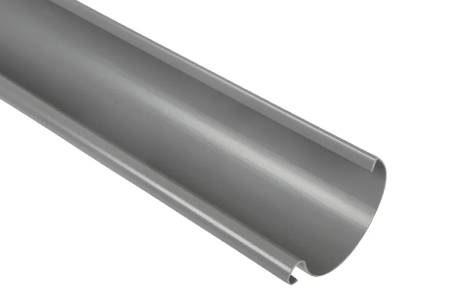 Rodena Tagrender|Plasttagrende grå - 2 m