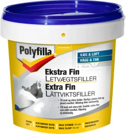 Polyfilla Spartelmasse|letvægtsfiller ekstra fin 600 ml