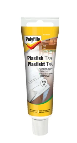 Polyfilla Spartelmasse|plastisk træ hvid 50 ml