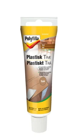 Polyfilla Spartelmasse|plastisk træ teak 50 ml