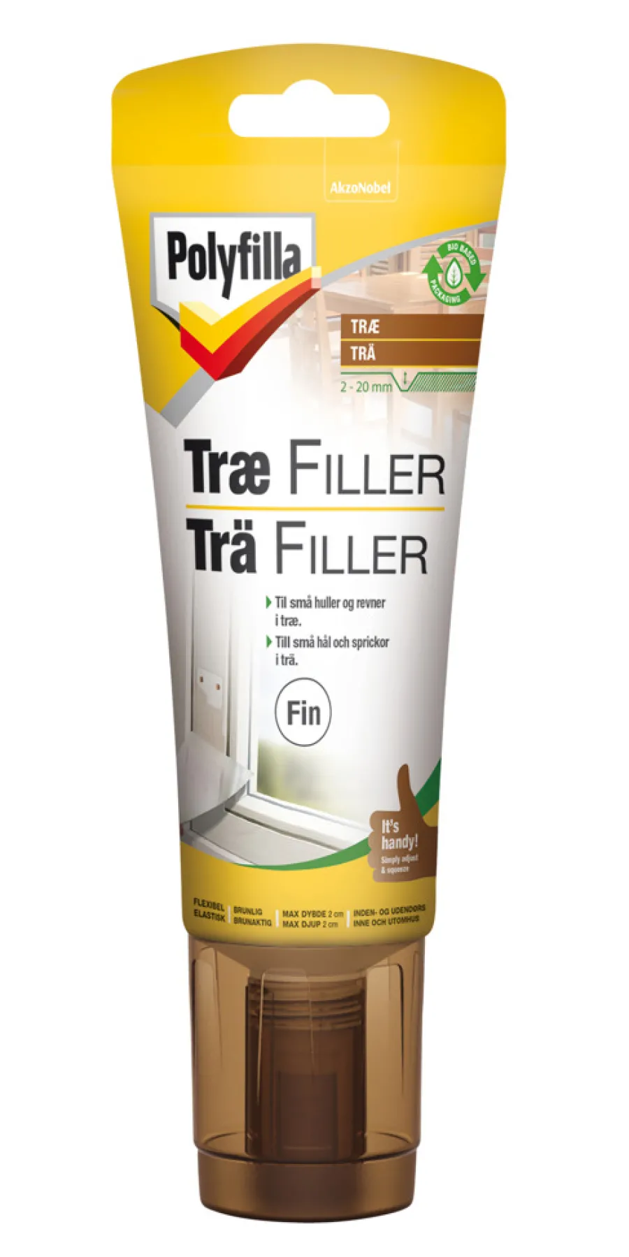 Polyfilla Spartelmasse|træfiller fin 330 gram