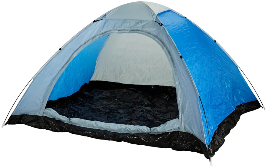 Sunlife® Sæsonafslutning|Telte & Campingmøbler|Pop-up telt 3-personers Nice - Blå dug/sort bund