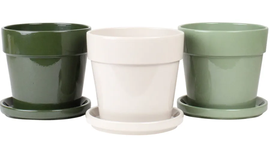 Scan-Pot Krukker|Potte Calima Ø28 cm Grøn/grå