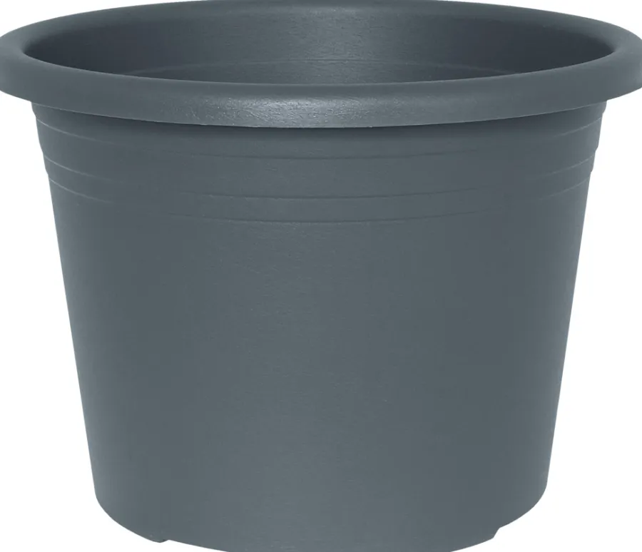 Krukker|Potte Cylindro plast Ø16 cm Grå