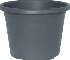 Krukker|Potte Cylindro plast Ø12 cm Grå