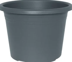Krukker|Potte Cylindro plast Ø40 cm Grå