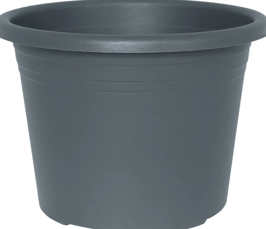 Krukker|Potte Cylindro plast Ø45 cm Grå