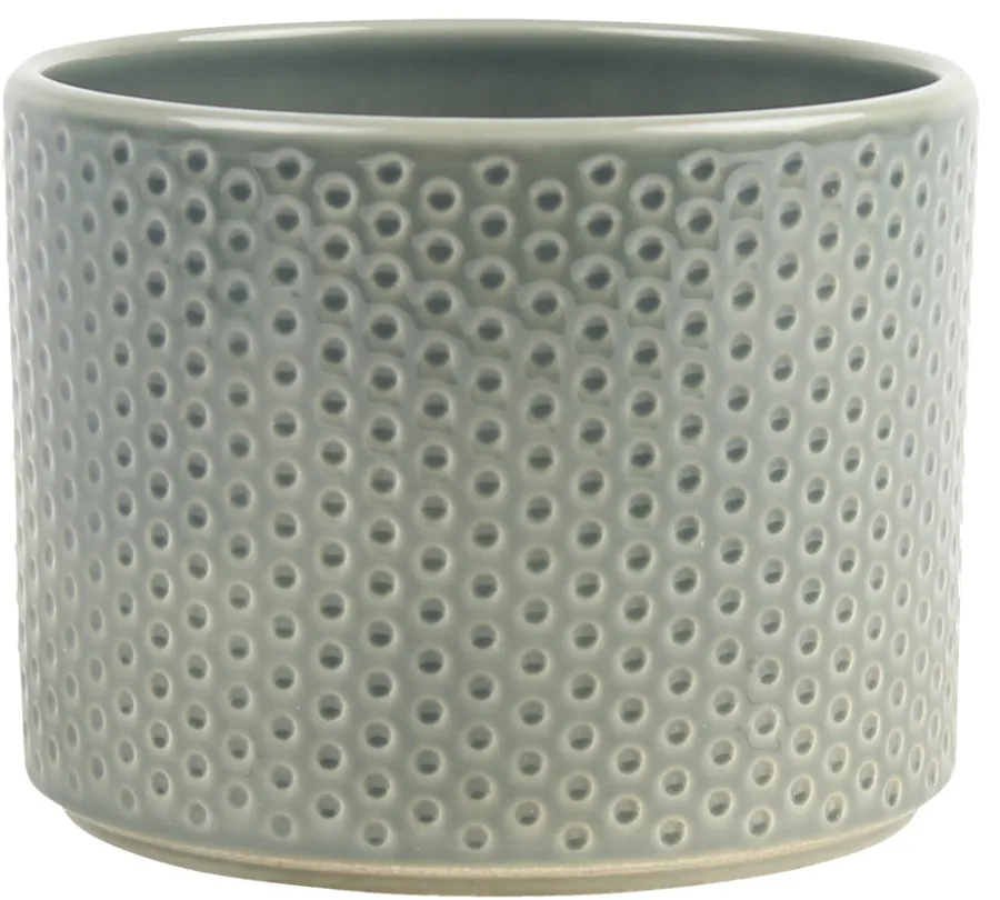 Scan-Pot Krukker|Potteskjuler Pillar Spots grågrøn Ø14 cm