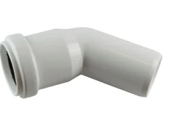 Afløbsrør|PP bøjning hvid 32 mm x 45 gr.