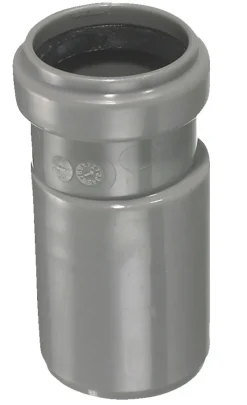 Afløbsrør|PP reduktion høj grå 40 mm x 32 mm