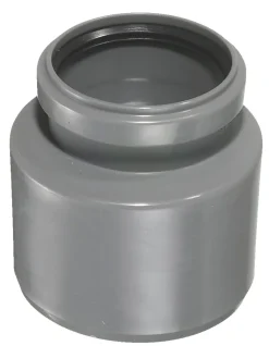 Afløbsrør|PP reduktion lav grå 110 mm x 75 mm