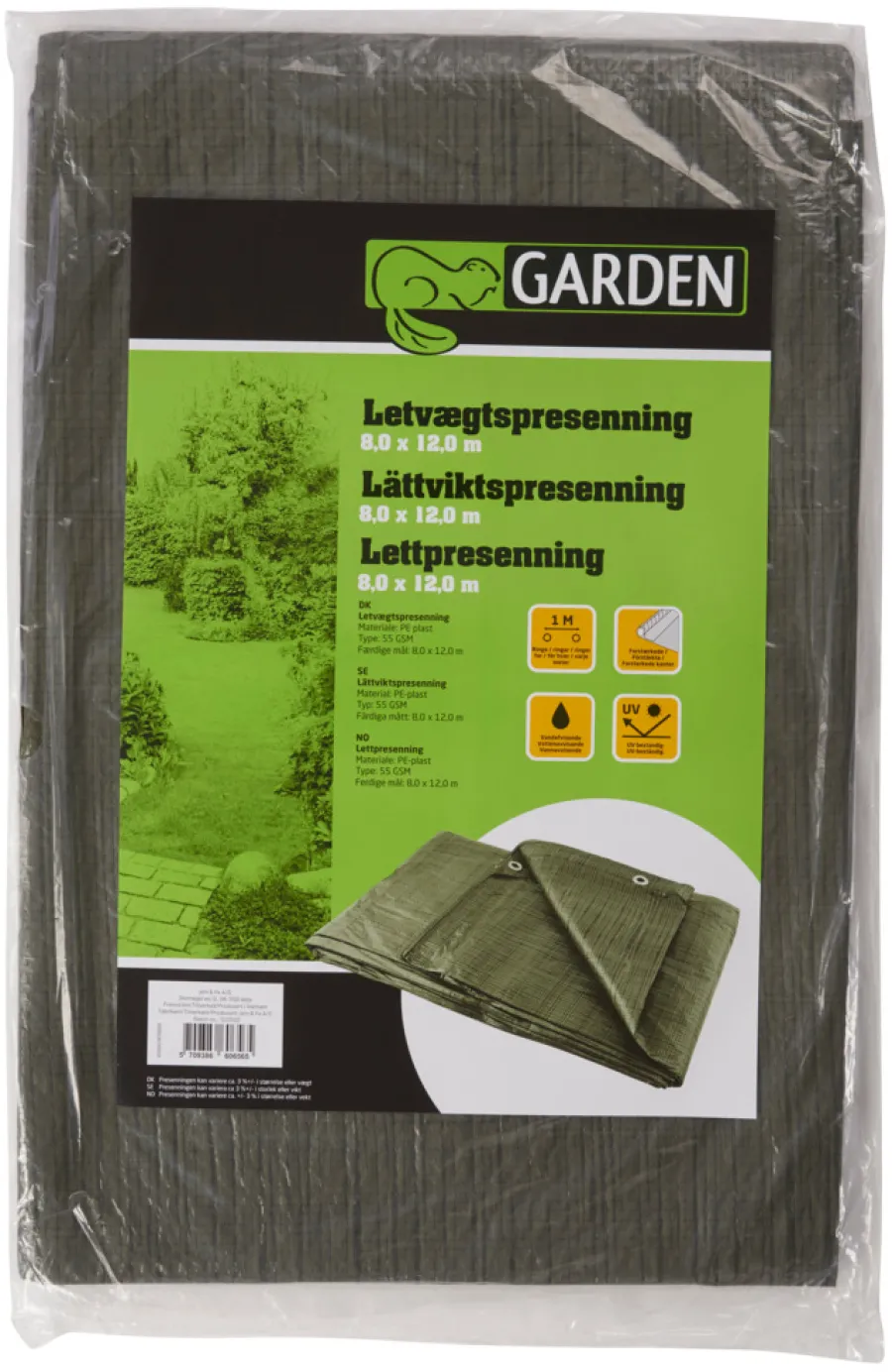 Garden® Presenninger|Presenning 800 x 1200 cm 96 m² - Grøn