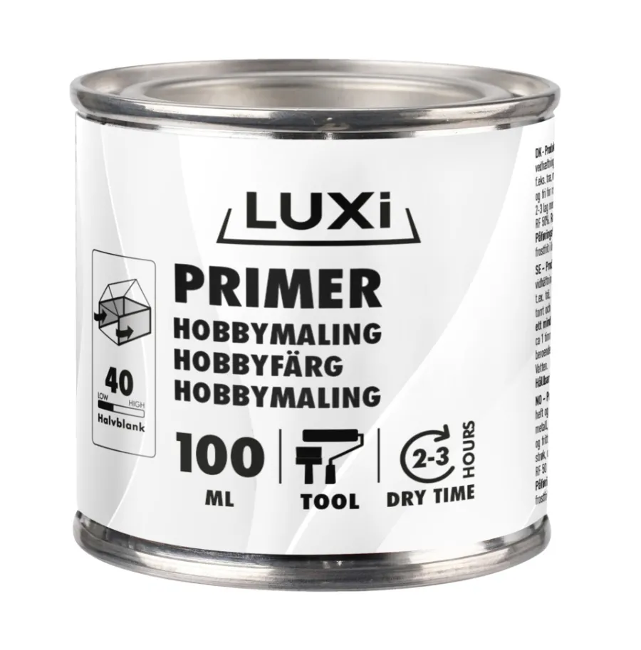 LUXI® Hobbymaling|Primer t/hobbymaling 100 ml -