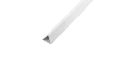 Profillister|Profilliste ombuk trekantet hvid pvc 1000 mm
