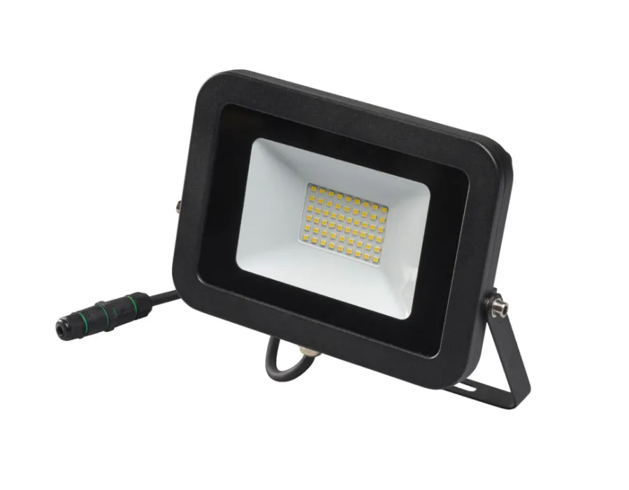 Arbejdslamper|Projektør inkl. 50 W LED-pære sort