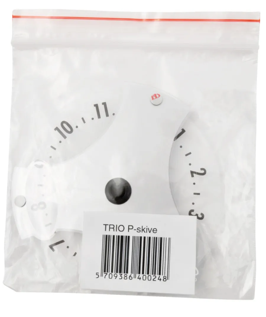 AutoZone® Biltilbehør|P-skive Trio sølv Ø10 cm -