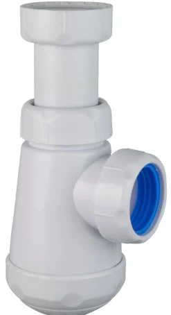 Reservedele Til Håndvaske|Pungvandlås PP hvid 1 1/4" x 32 mm