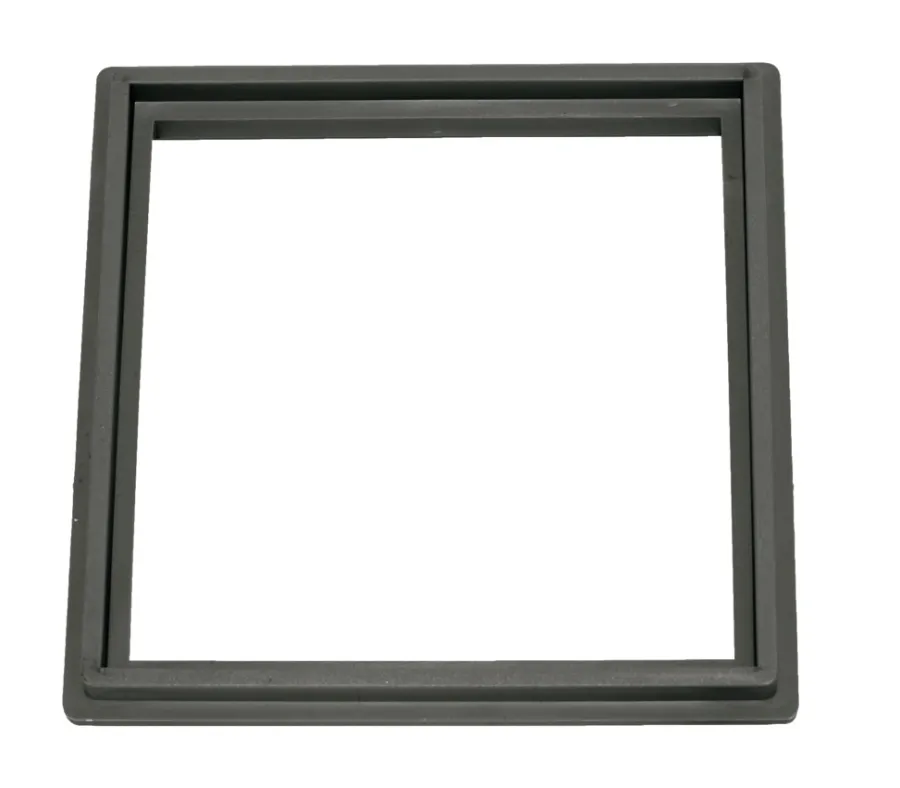 Purus Gulvafløb|forhøjelsesramme 150 x 150 mm