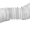 Ventilation|PVC flexslange Ø127 mm x 1 meter hvid