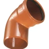 Kloakrør|PVC kloakbøjning 110 mm x 87 gr. rød