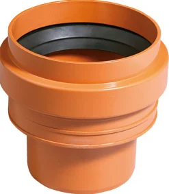 Kloakrør|PVC kloakreduktion 110 x 138 mm rød